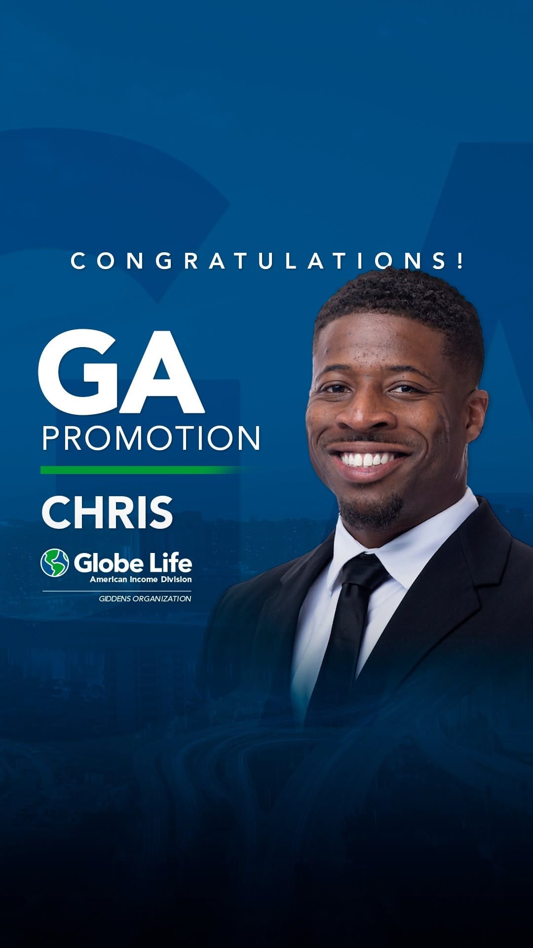 Post 1 by Globe Life American Income Divison: Giddens on Instagram (video)