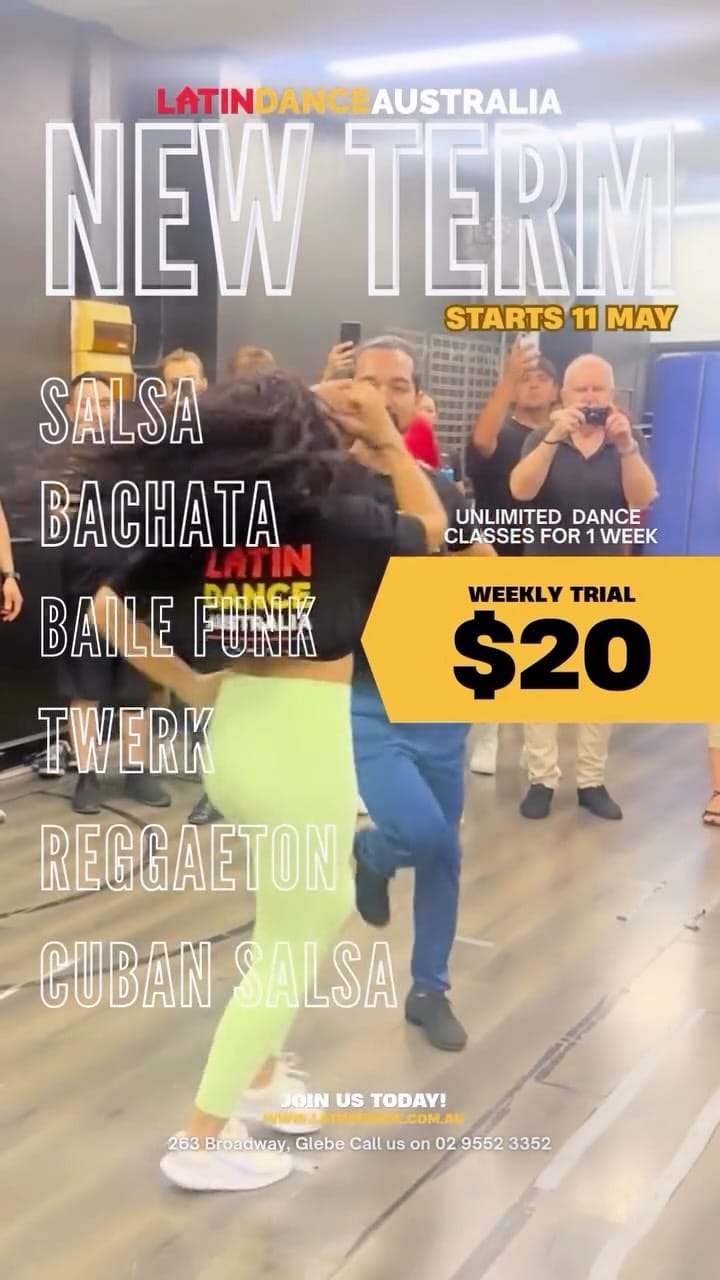 Post 10 by Latin Dance Australia on Instagram (video)