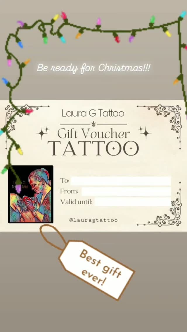 Post 5 by Laura G Tattoo on Instagram (video)