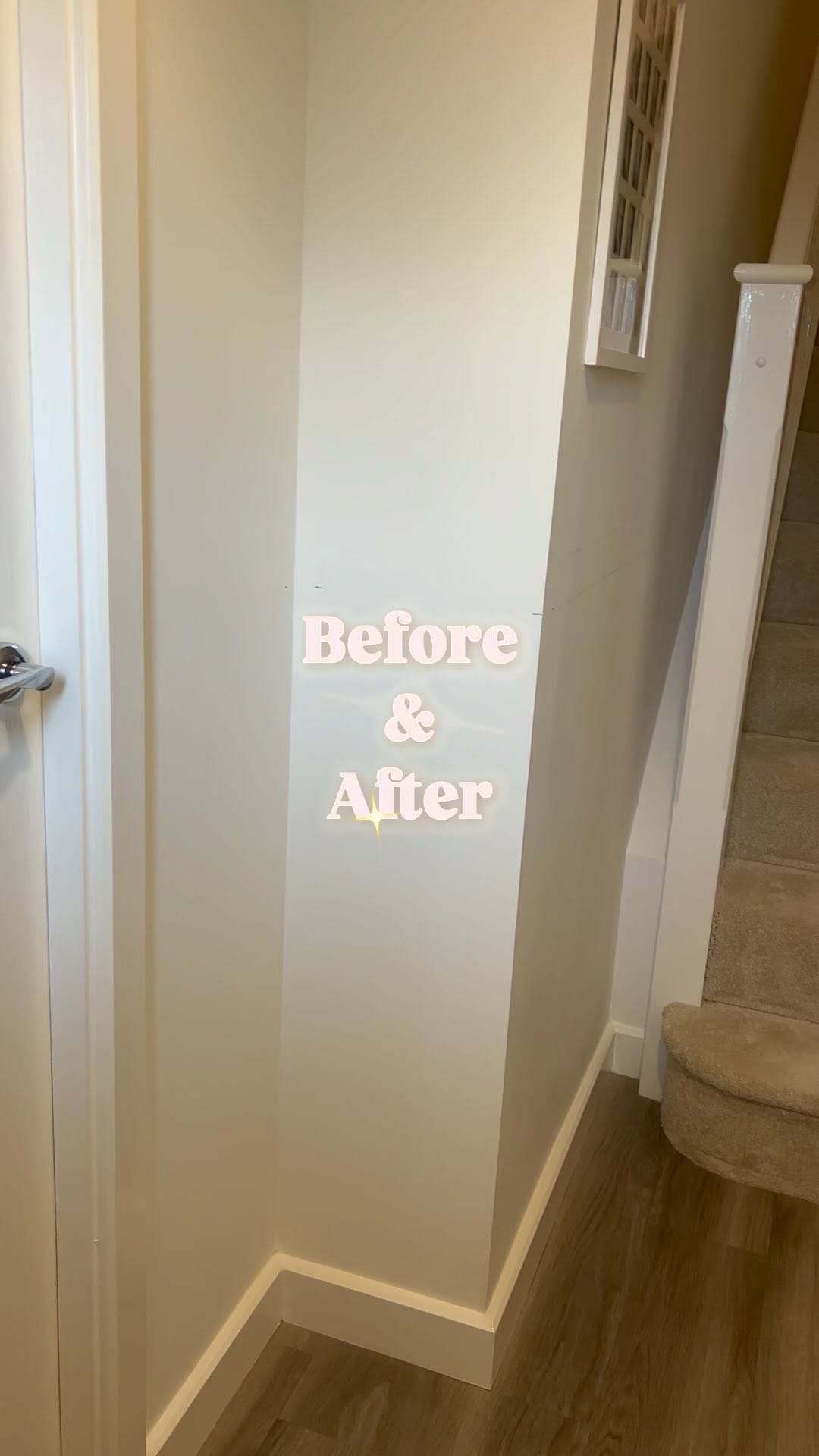 Post 9 by Haylie - Interior decorator & panelling specialist on Instagram (video)