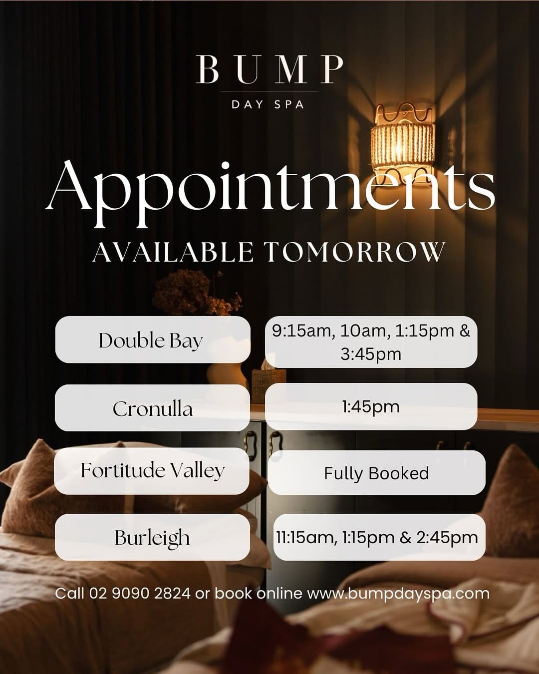 Post 2 by Bump Day Spa on Instagram (image)