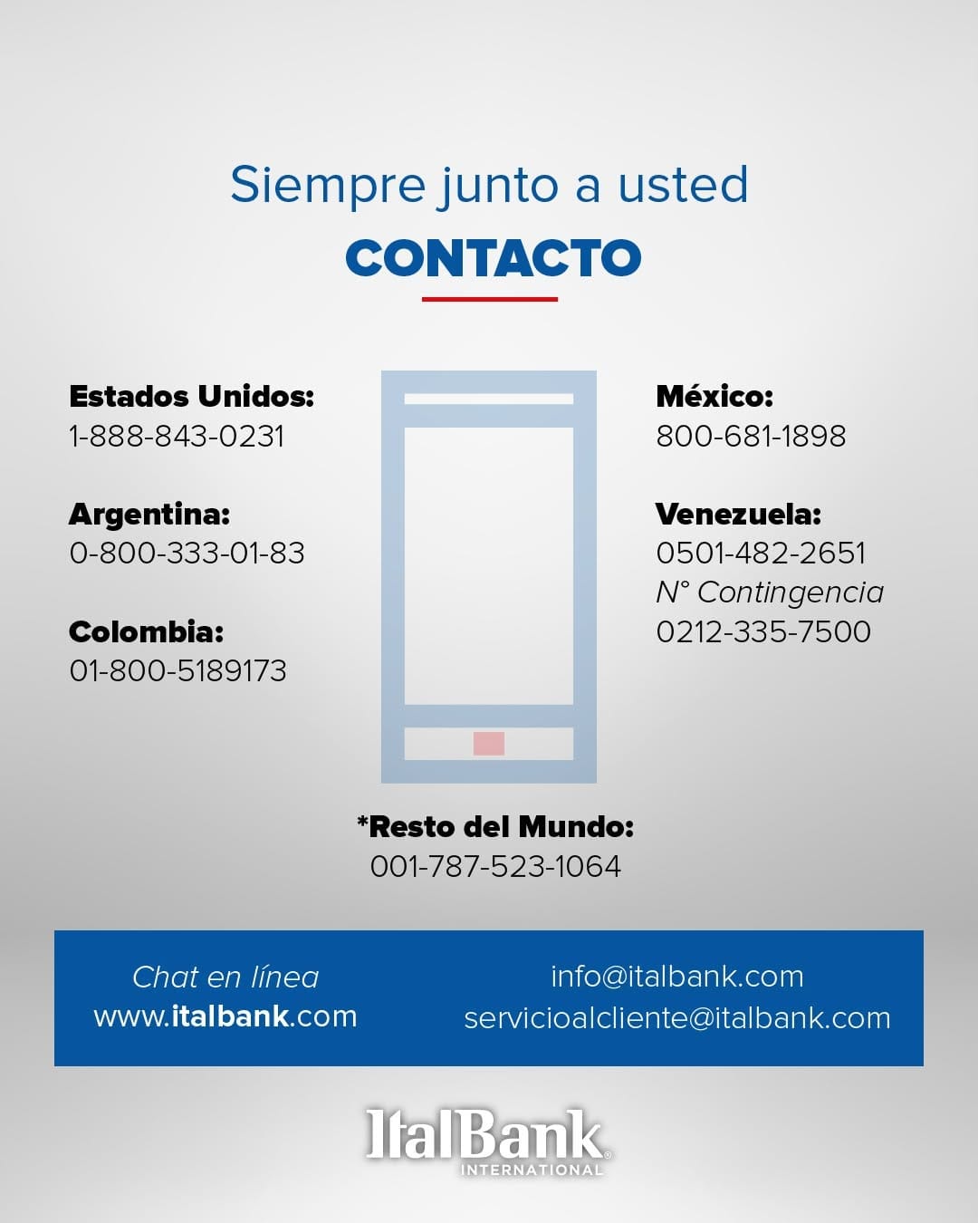 Post 3 by ItalBank -Banco Internacional on Instagram (image)