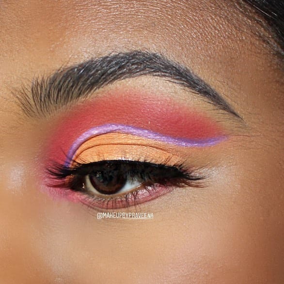 Post 1 by @makeupbypraveena on Instagram (image)