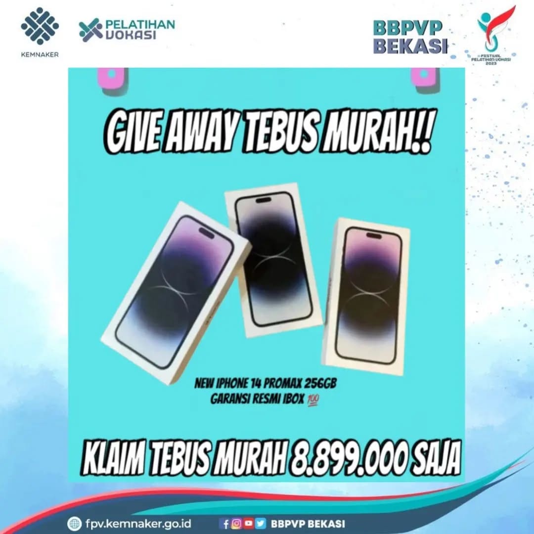 Post 2 by Balai Besar Pelatihan Vokasi dan Produktivitas (BBPVP) Bekasi on Instagram (image)
