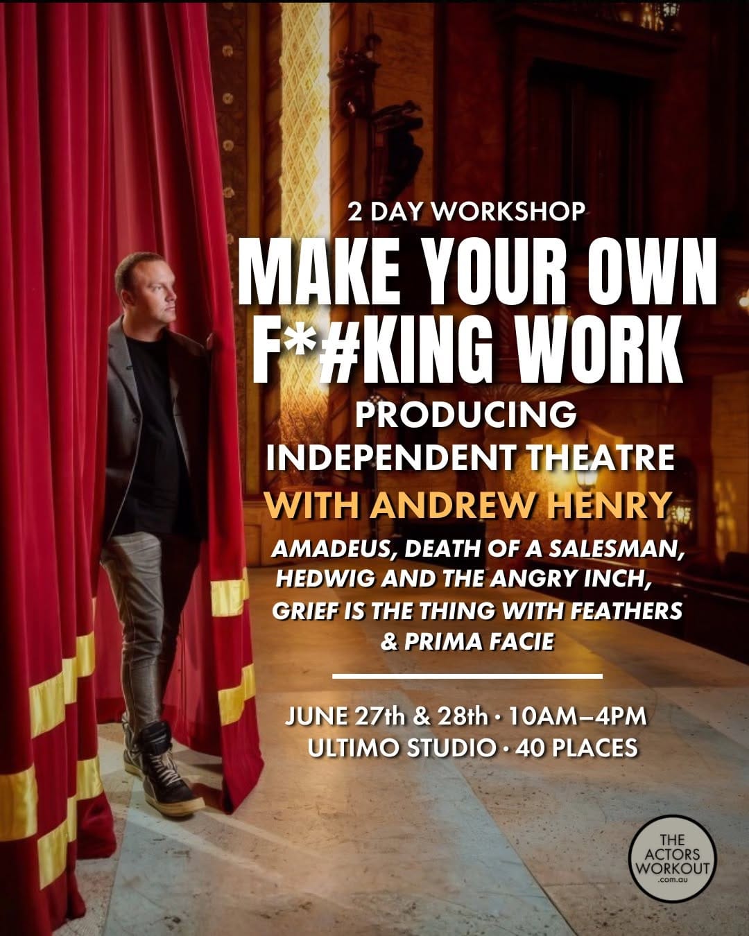 Post 8 by The Actors Workout - Classes & Showreels on Instagram (image)