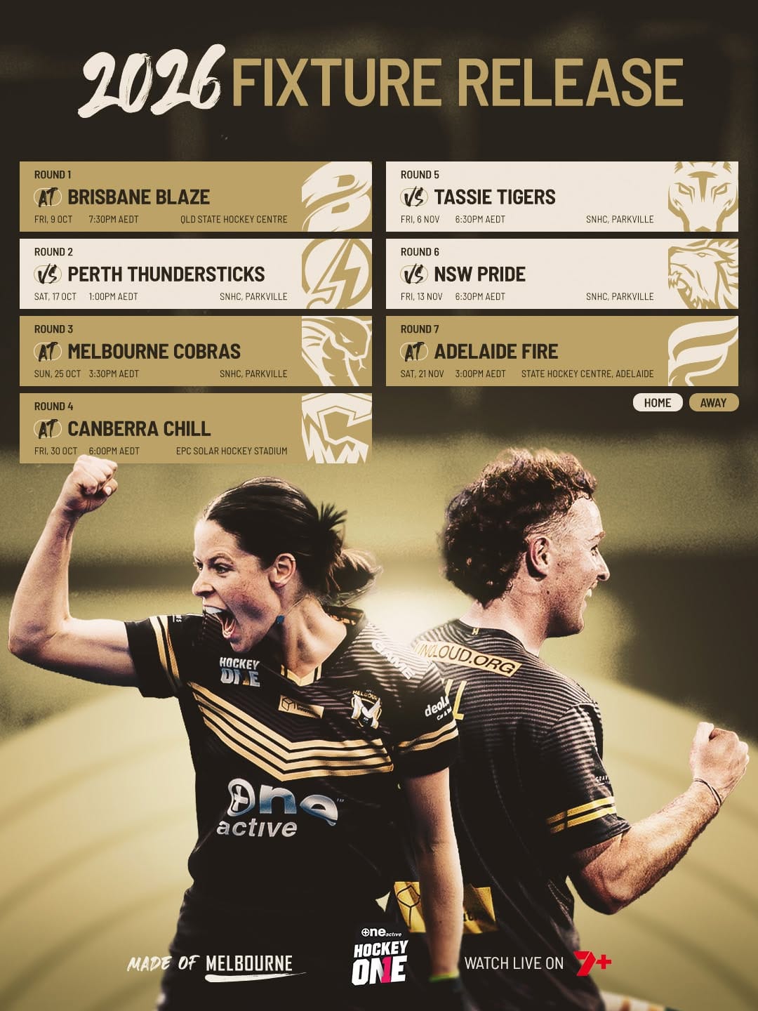Post 8 by Hockey Club Melbourne on Instagram (image)