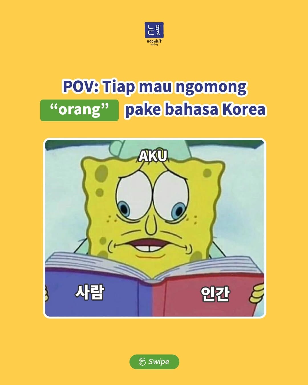 Post 5 by Kursus Bahasa Korea Online #1 🇰🇷🇮🇩 on Instagram (carousel)