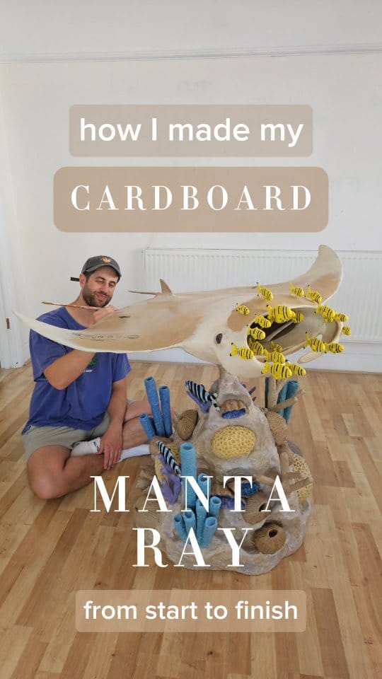 Post 2 by Josh Gluckstein - Cardboard Artist on Instagram (video)
