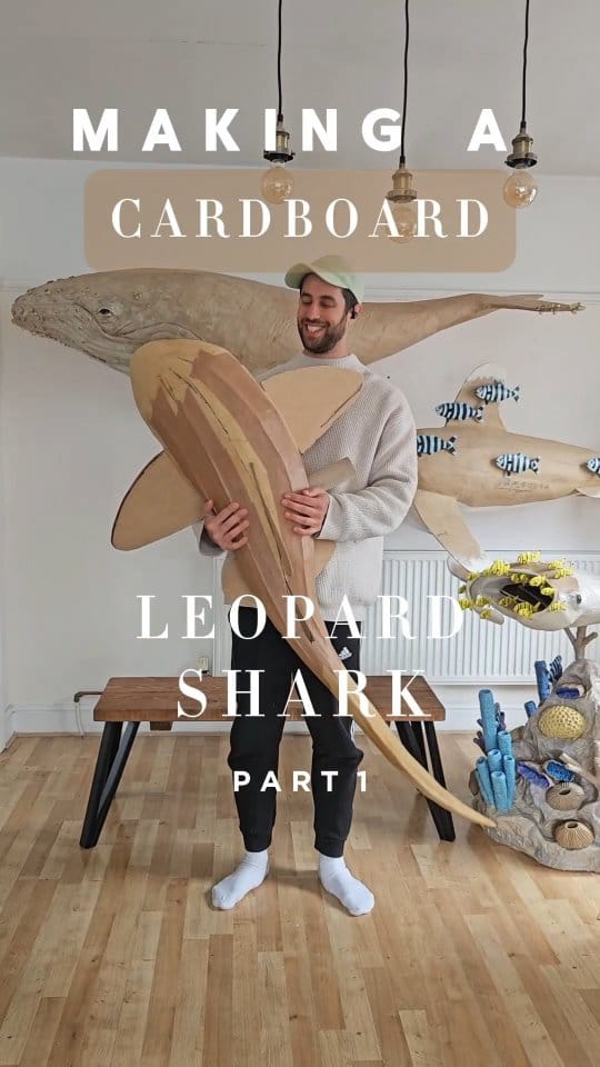 Post 7 by Josh Gluckstein - Cardboard Artist on Instagram (video)