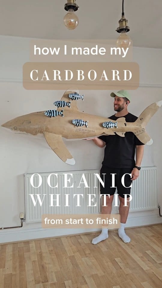Post 5 by Josh Gluckstein - Cardboard Artist on Instagram (video)