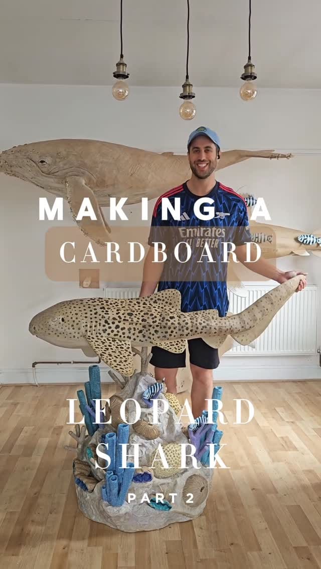 Post 4 by Josh Gluckstein - Cardboard Artist on Instagram (video)