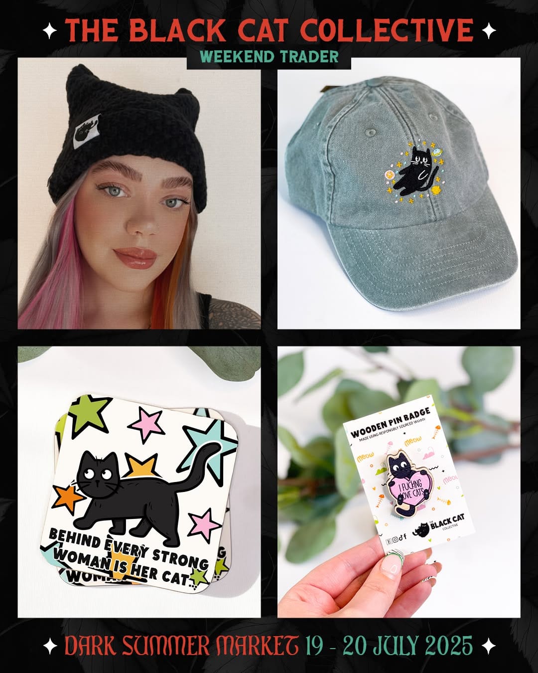 Post 7 by The Black Cat Collective on Instagram (image)