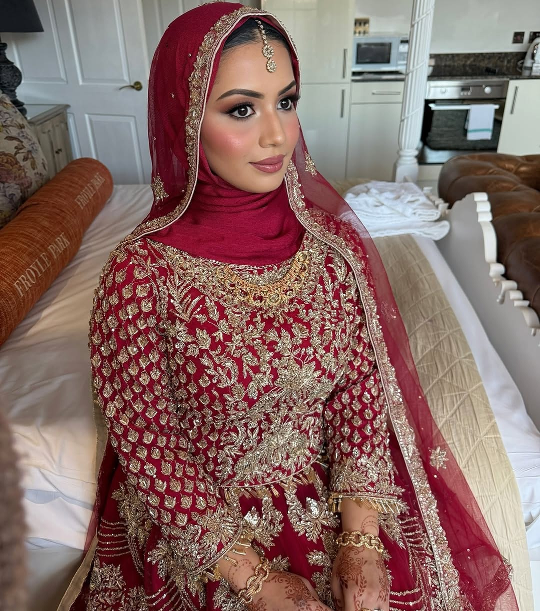Post 9 by London Bridal Makeup artist & Hijab stylist 10 years Experience on Instagram (carousel)