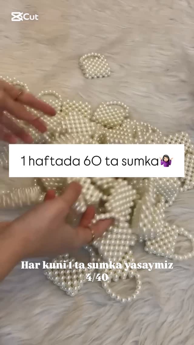 Post 10 by Irodaxon Hasanova | сумки из бусин |обучение on Instagram (video)