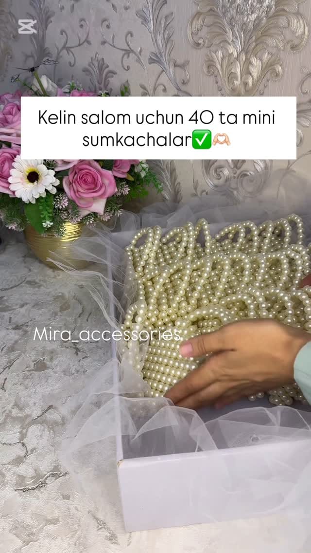 Post 9 by Irodaxon Hasanova | сумки из бусин |обучение on Instagram (video)