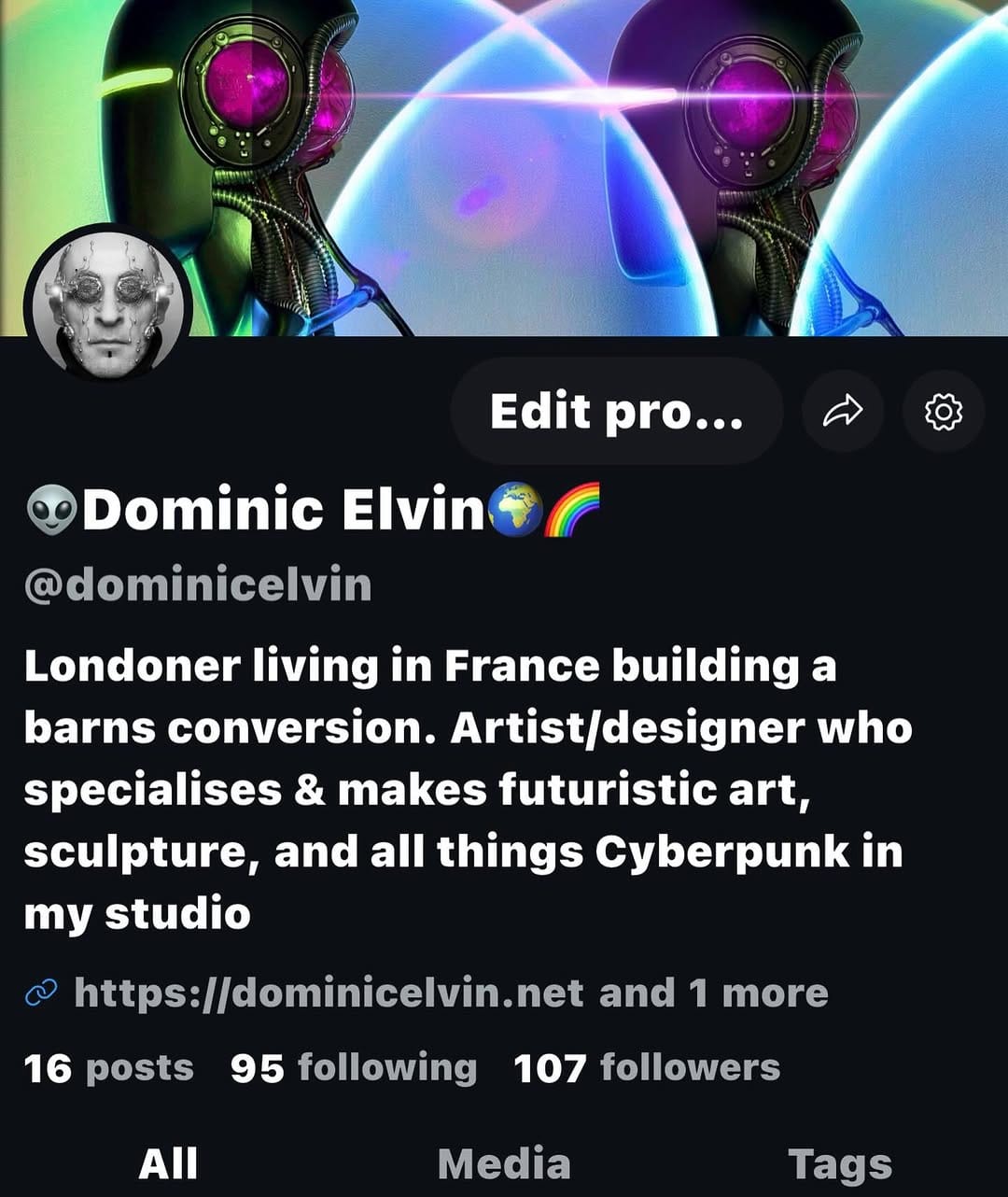 Post 9 by Dominic Elvin on Instagram (image)