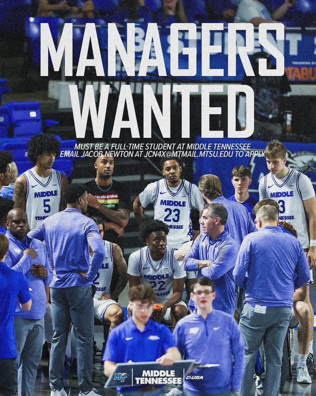 Post 1 by Middle Tennessee Men’s Hoops on Instagram (image)