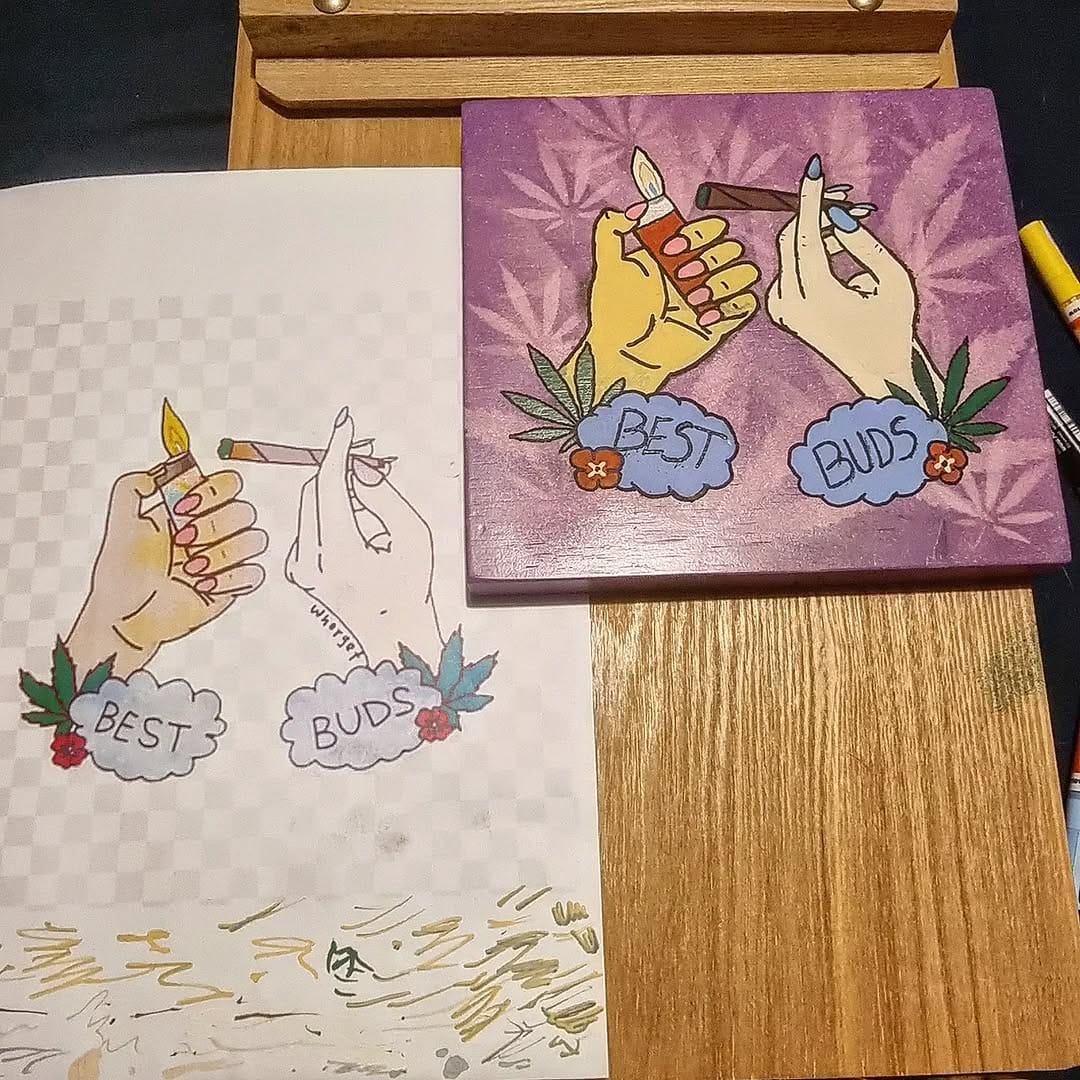 Post 9 by Pure Pour Art on Instagram (image)