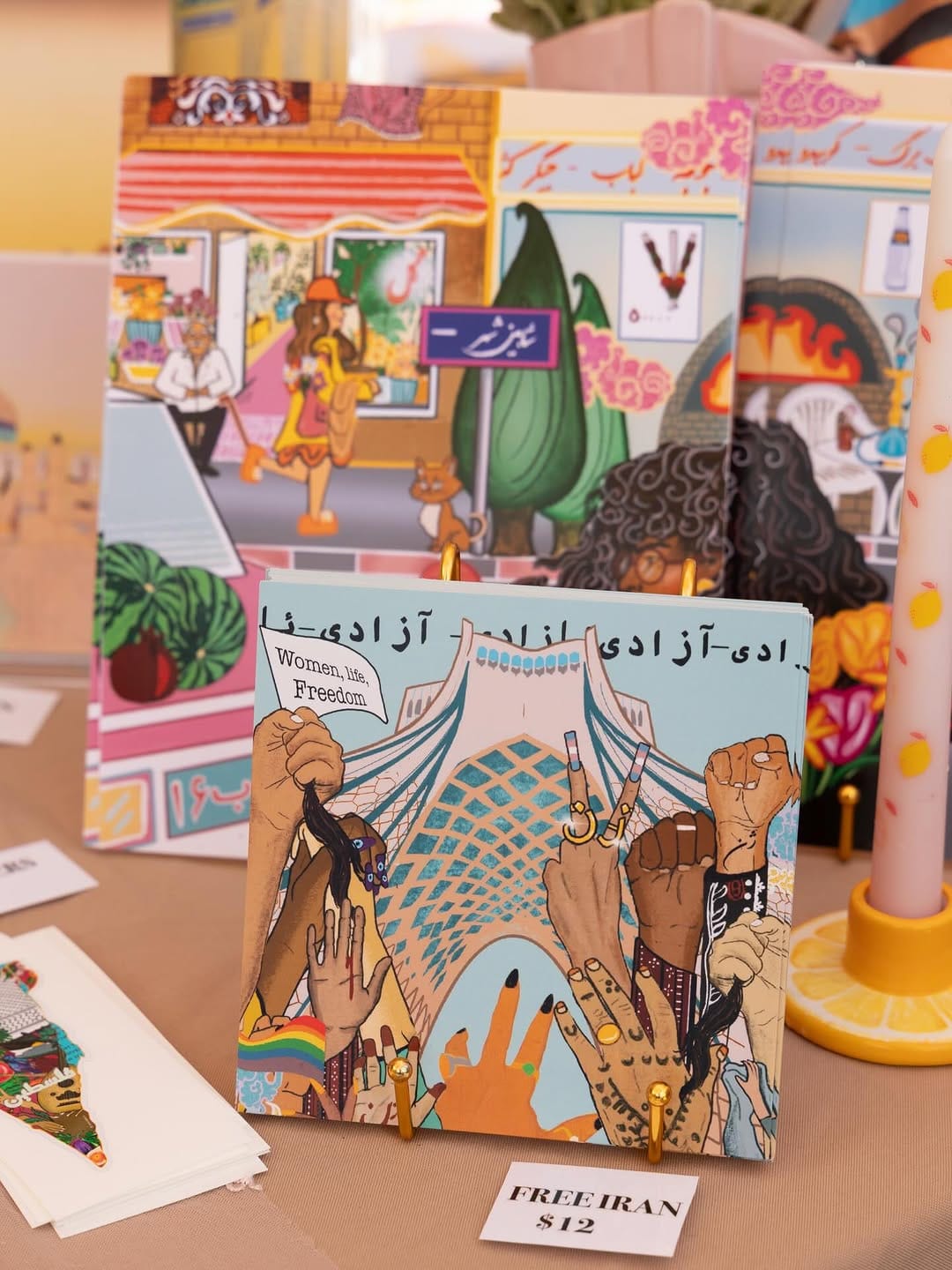 Post 5 by Sahar ( سحر )🍉☀️🌈 Artist- Director on Instagram (carousel)