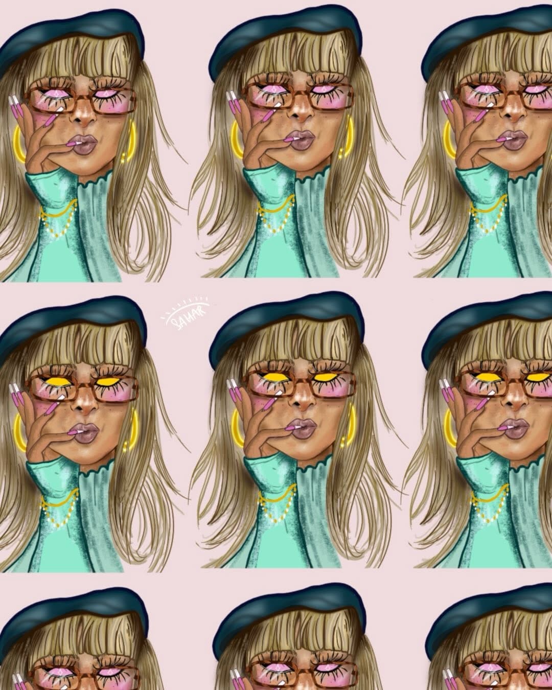 Post 2 by Sahar ( سحر )🍉☀️🌈 Artist- Director on Instagram (carousel)