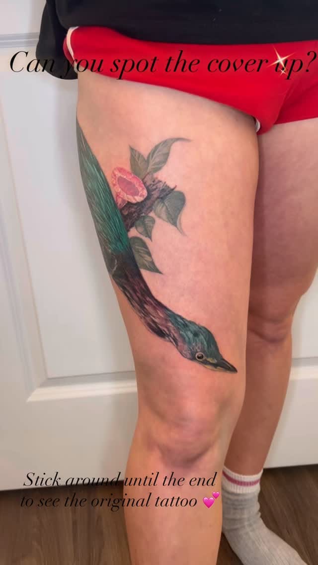 Post 1 by Lori-Anne Little 🌷 Tattoo artist/ Bird Nerd on Instagram (video)