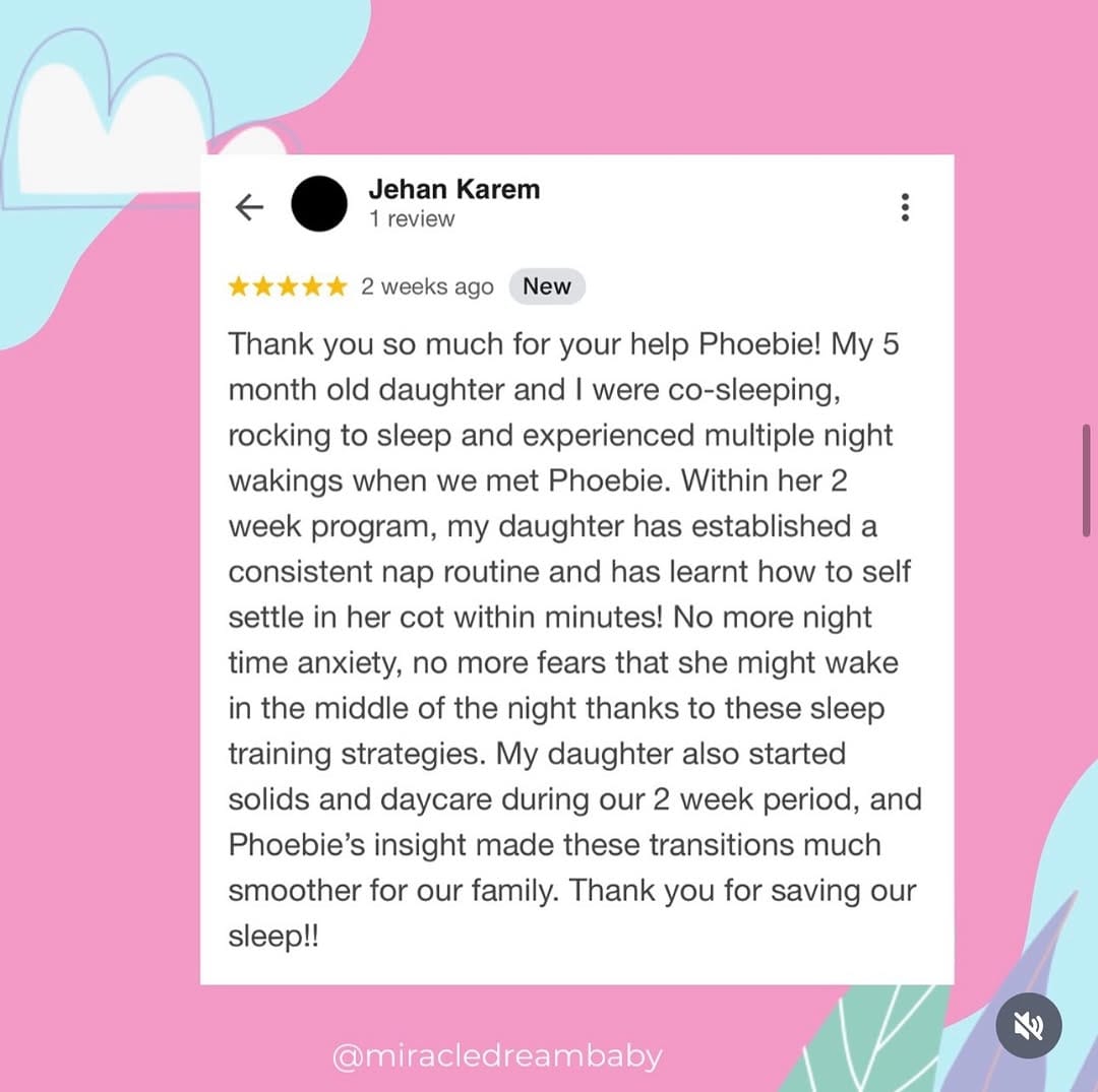 Post 3 by Cin Wen Peh (Phoebie)✨Baby & Toddler Sleep Consultant on Instagram (image)