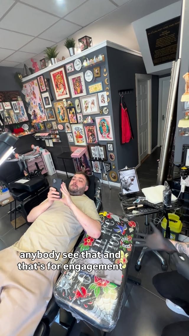 Post 5 by Charlie Mcclenaghan Tattoo on Instagram (video)