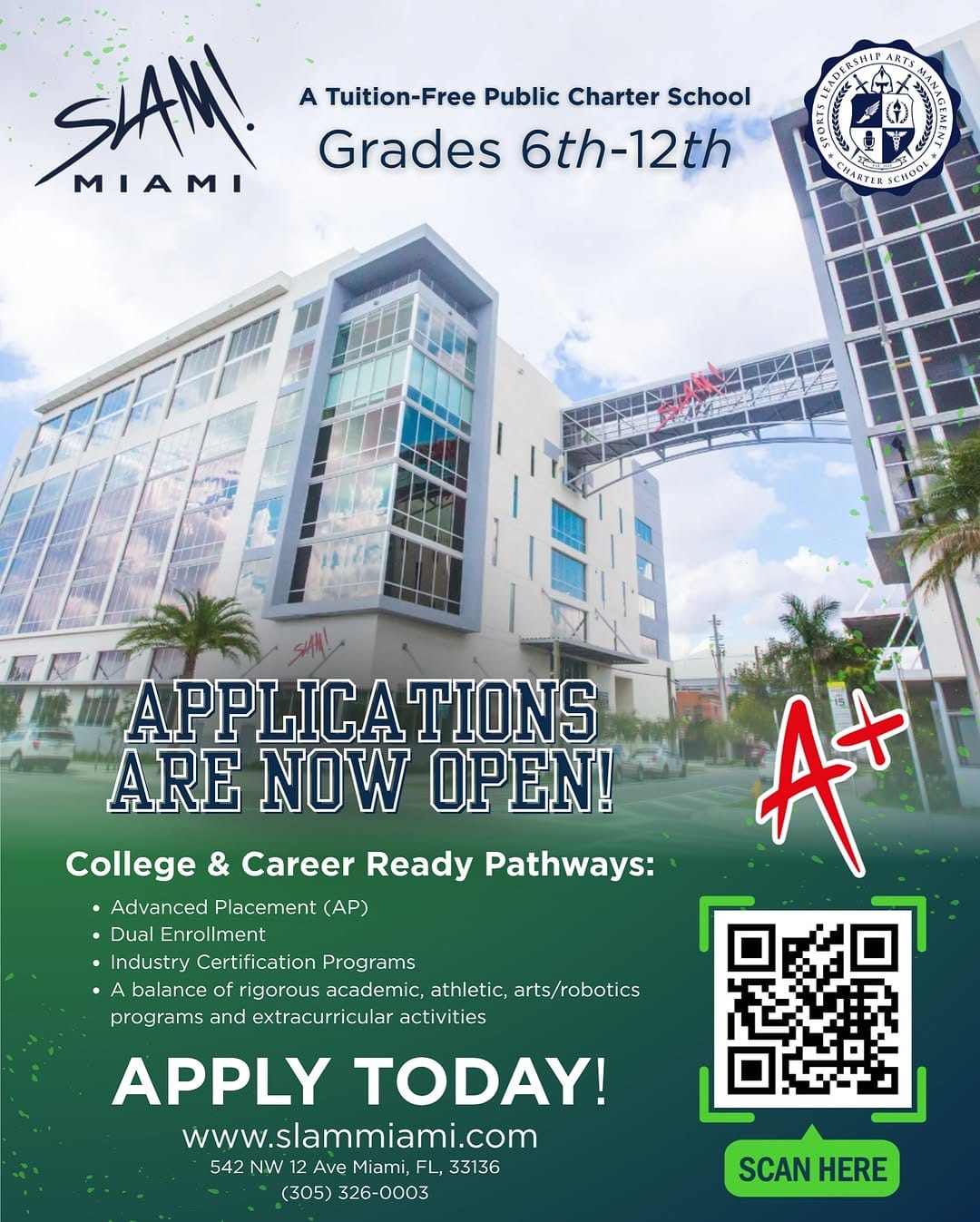 Post 9 by SLAM Miami Charter School on Instagram (image)