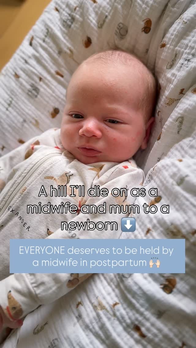 Post 3 by Hannah Willsmore - Midwife + Lactation Consultant on Instagram (video)