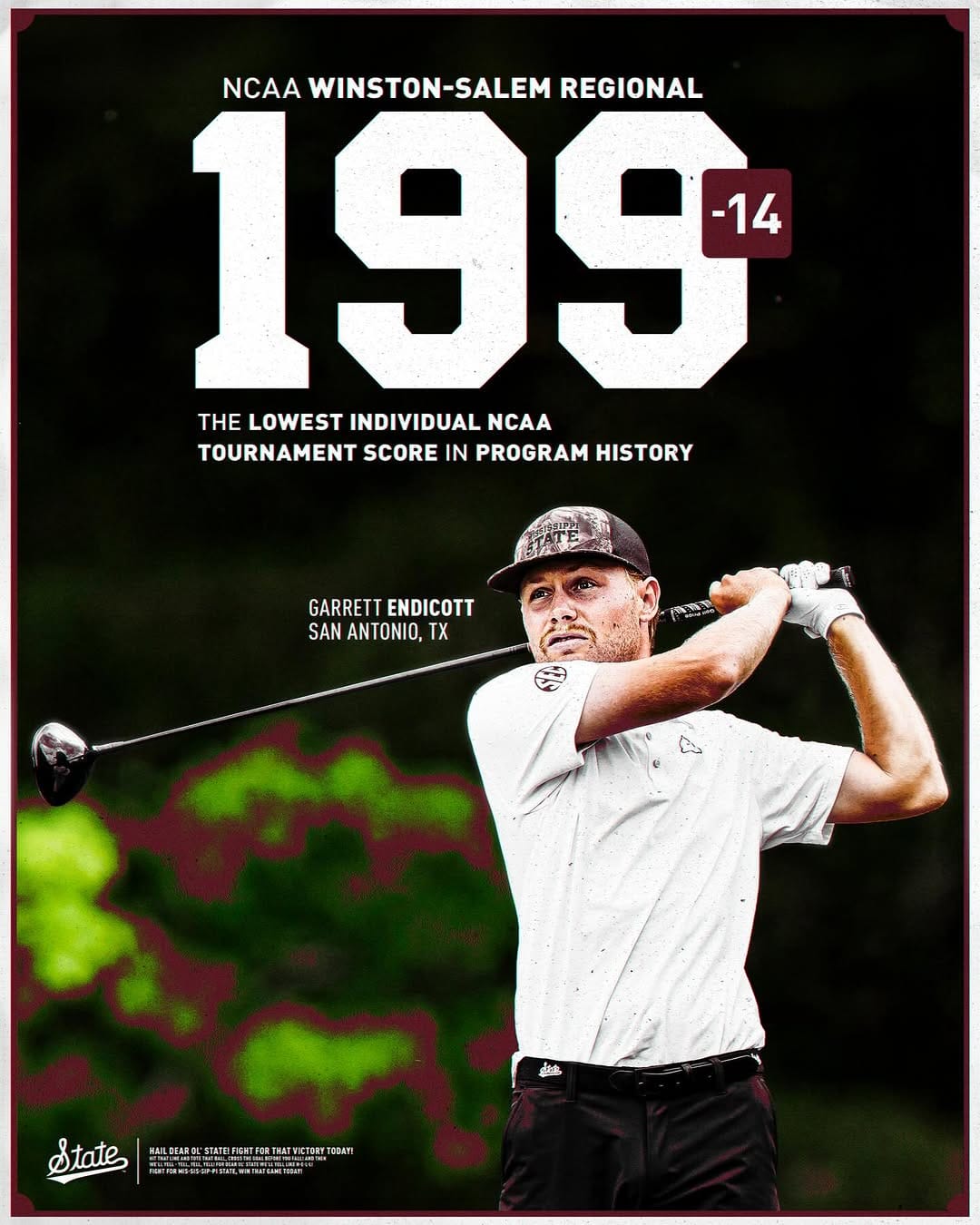 Post 5 by Mississippi State Men's Golf on Instagram (image)