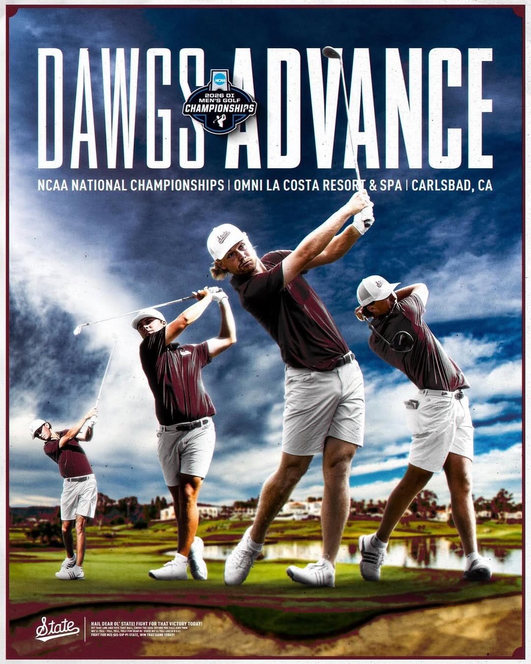 Post 8 by Mississippi State Men's Golf on Instagram (image)
