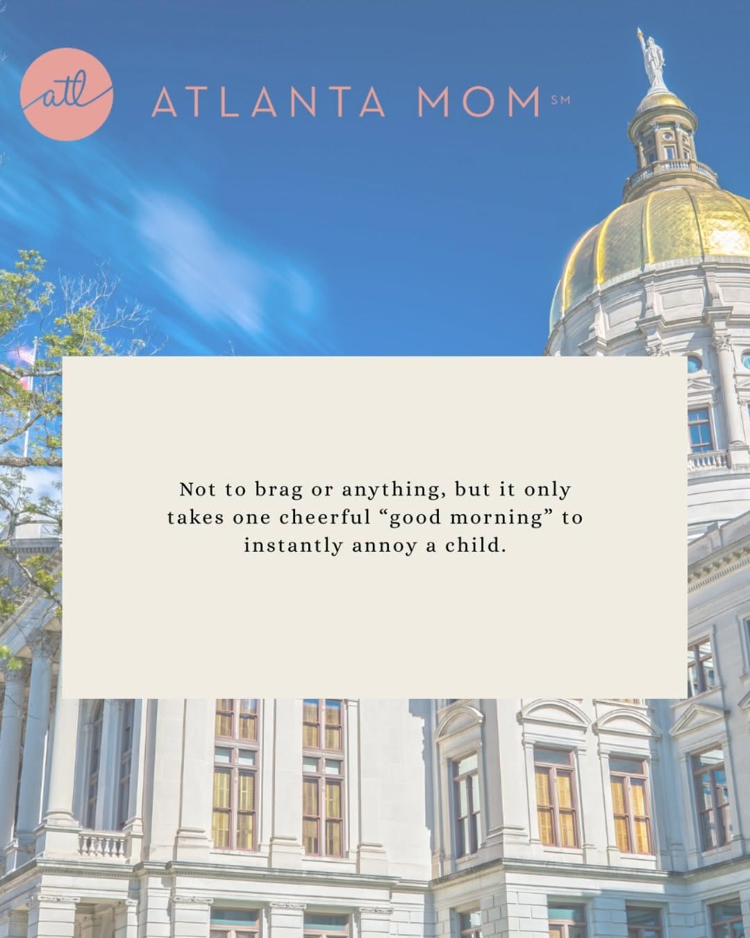 Post 7 by Atlanta Mom on Instagram (image)