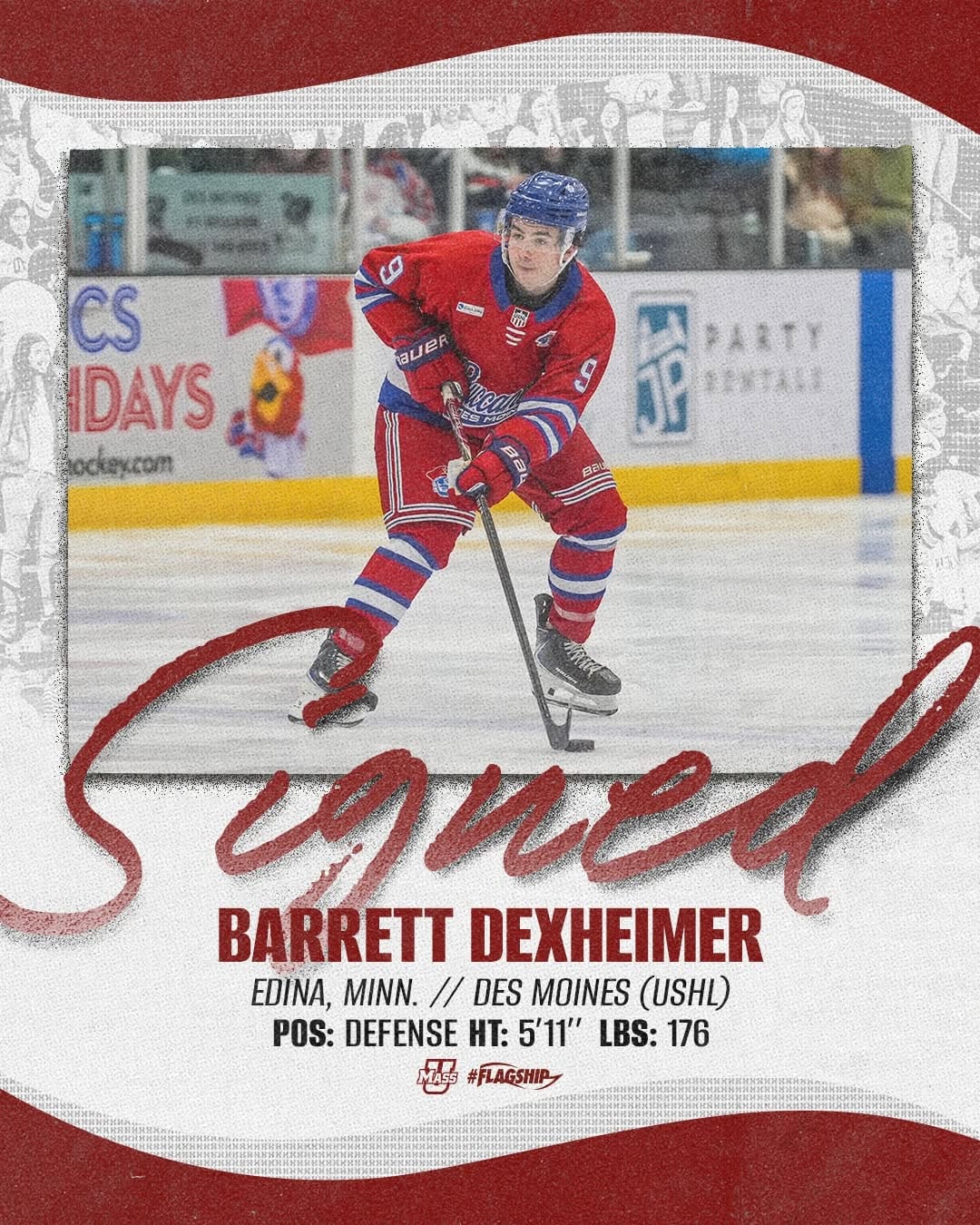 Post 6 by UMass Hockey on Instagram (image)