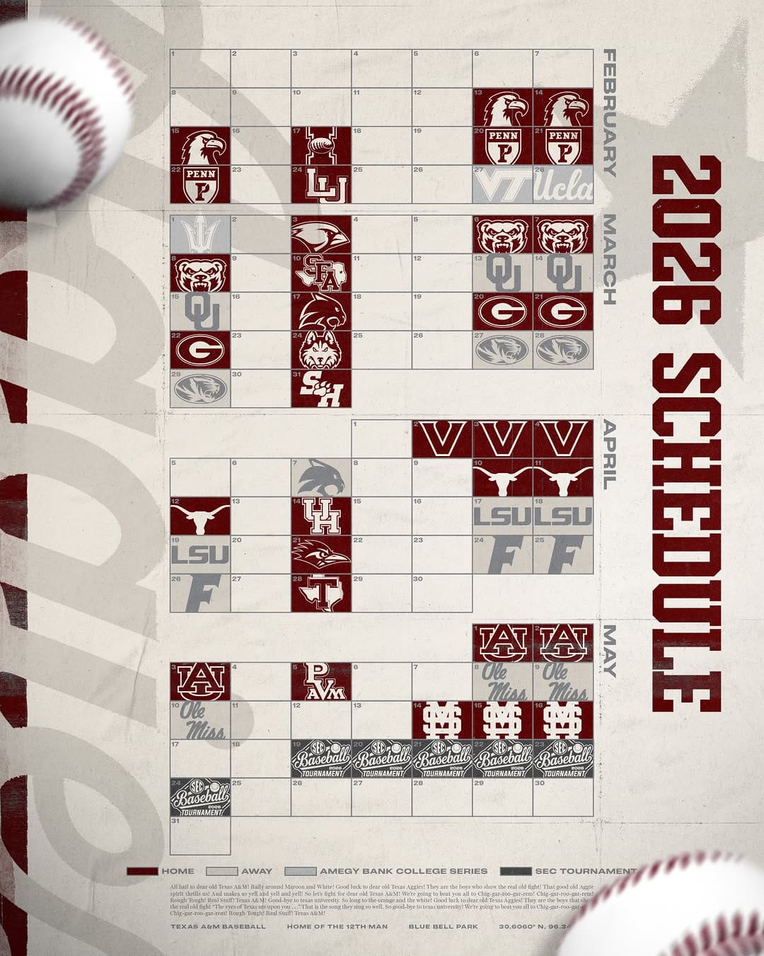 Post 10 by Texas A&M Baseball on Instagram (image)