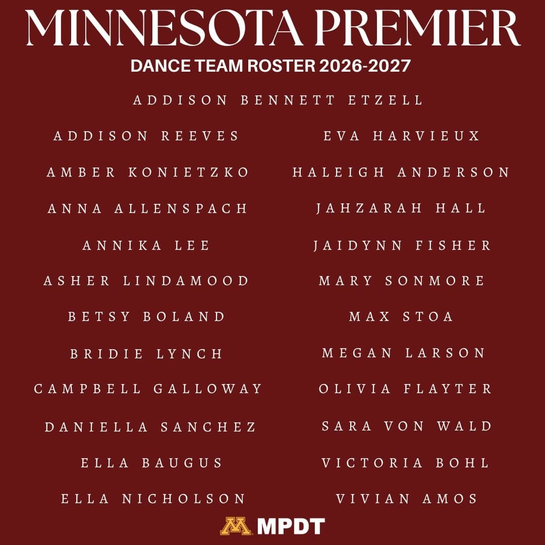Post 5 by Minnesota Premier Dance Team on Instagram (image)