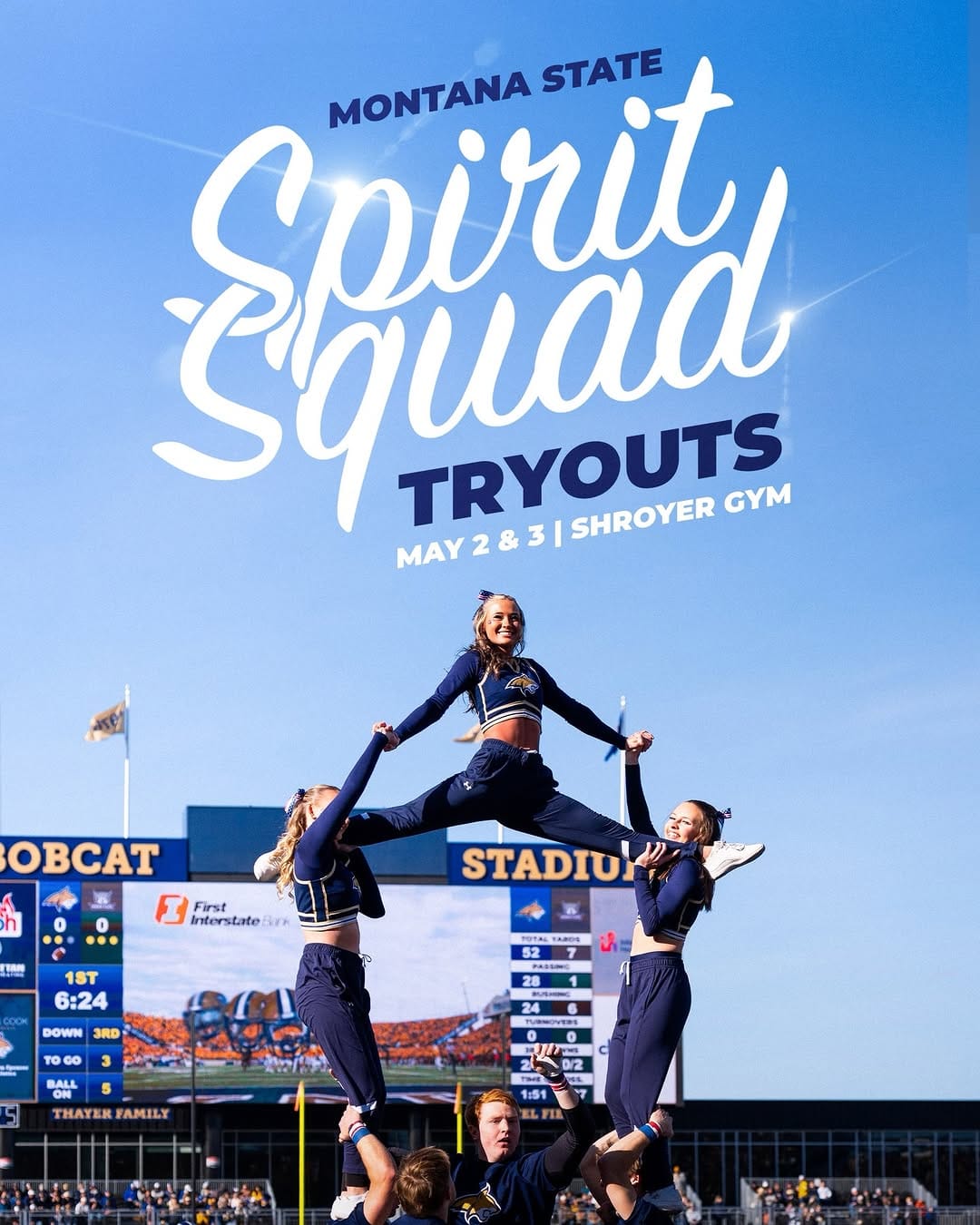 Post 9 by Montana State Spirit Squad on Instagram (image)