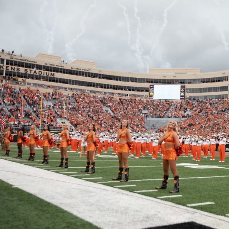 Post 1 by Oklahoma State Pom on Instagram (image)