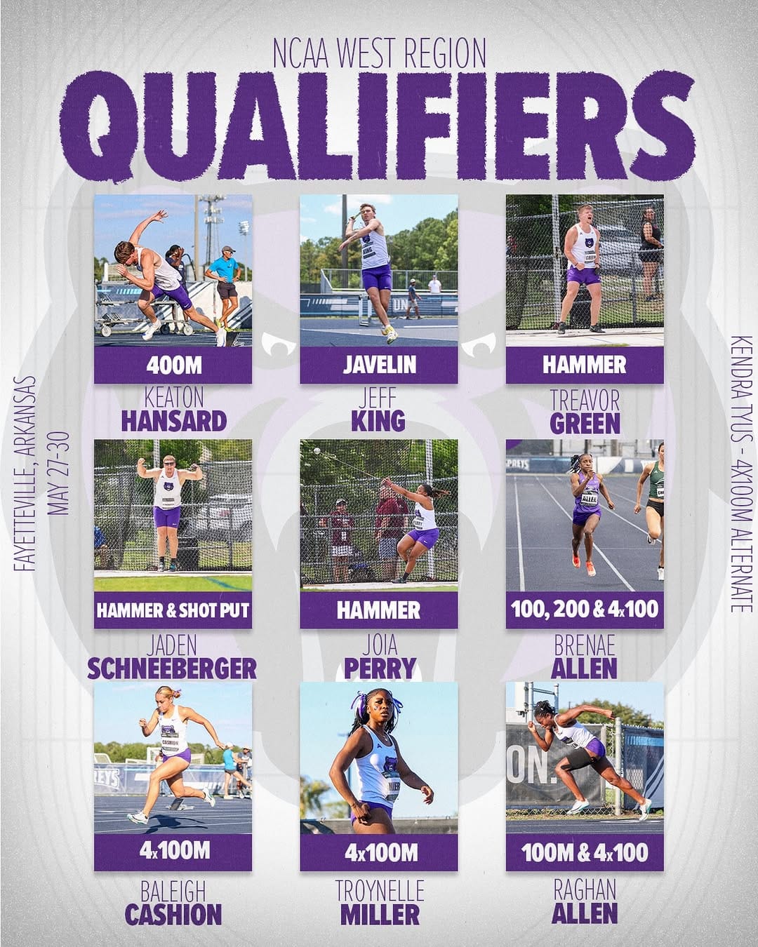 Post 5 by UCA Athletics on Instagram (image)