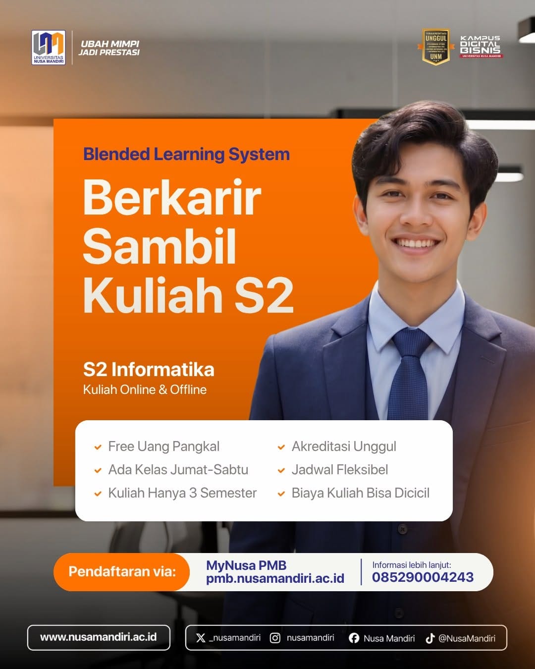 Post 6 by Universitas Nusa Mandiri on Instagram (image)