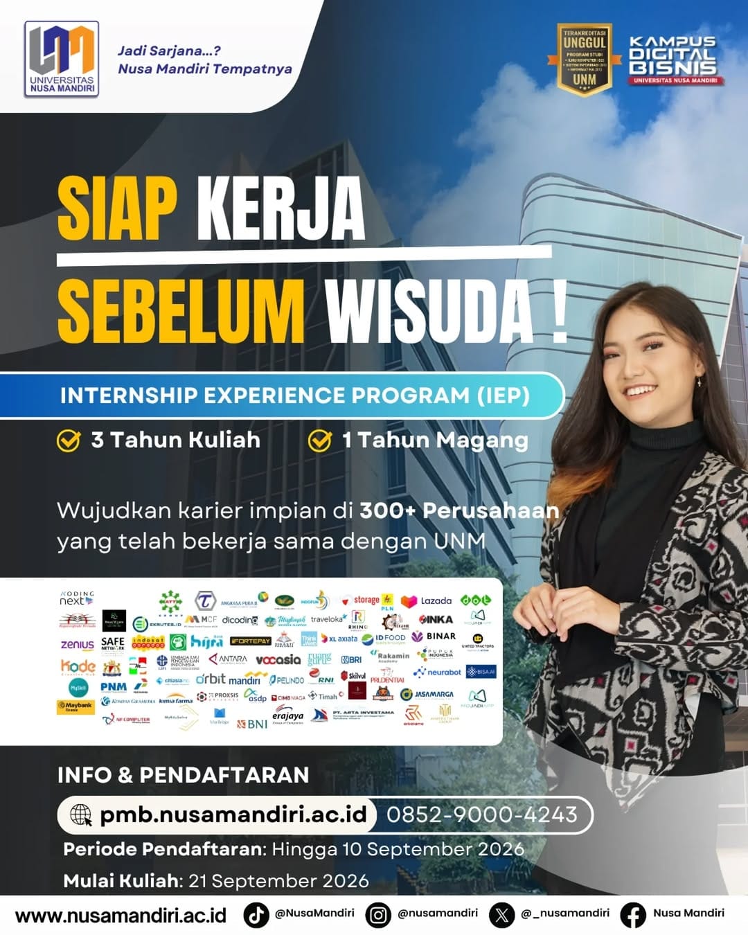Post 8 by Universitas Nusa Mandiri on Instagram (carousel)