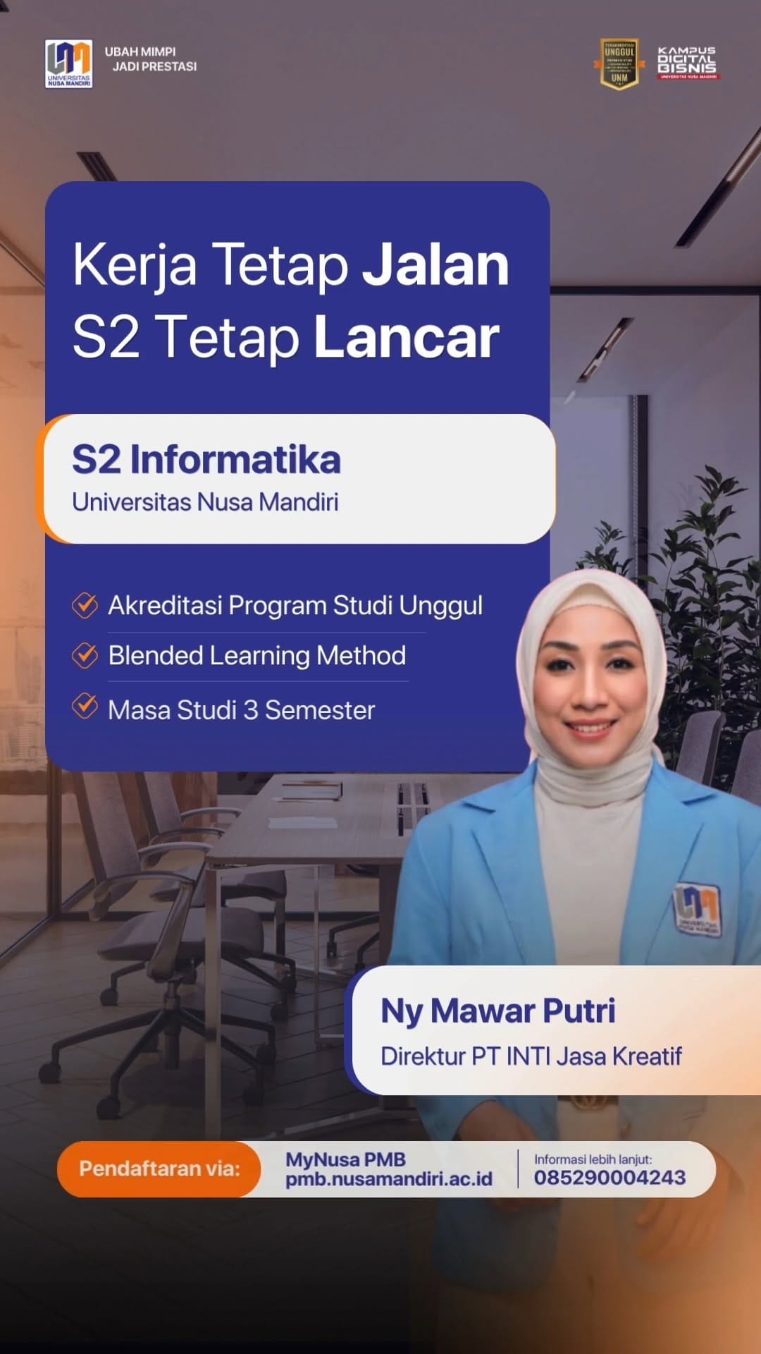 Post 7 by Universitas Nusa Mandiri on Instagram (video)