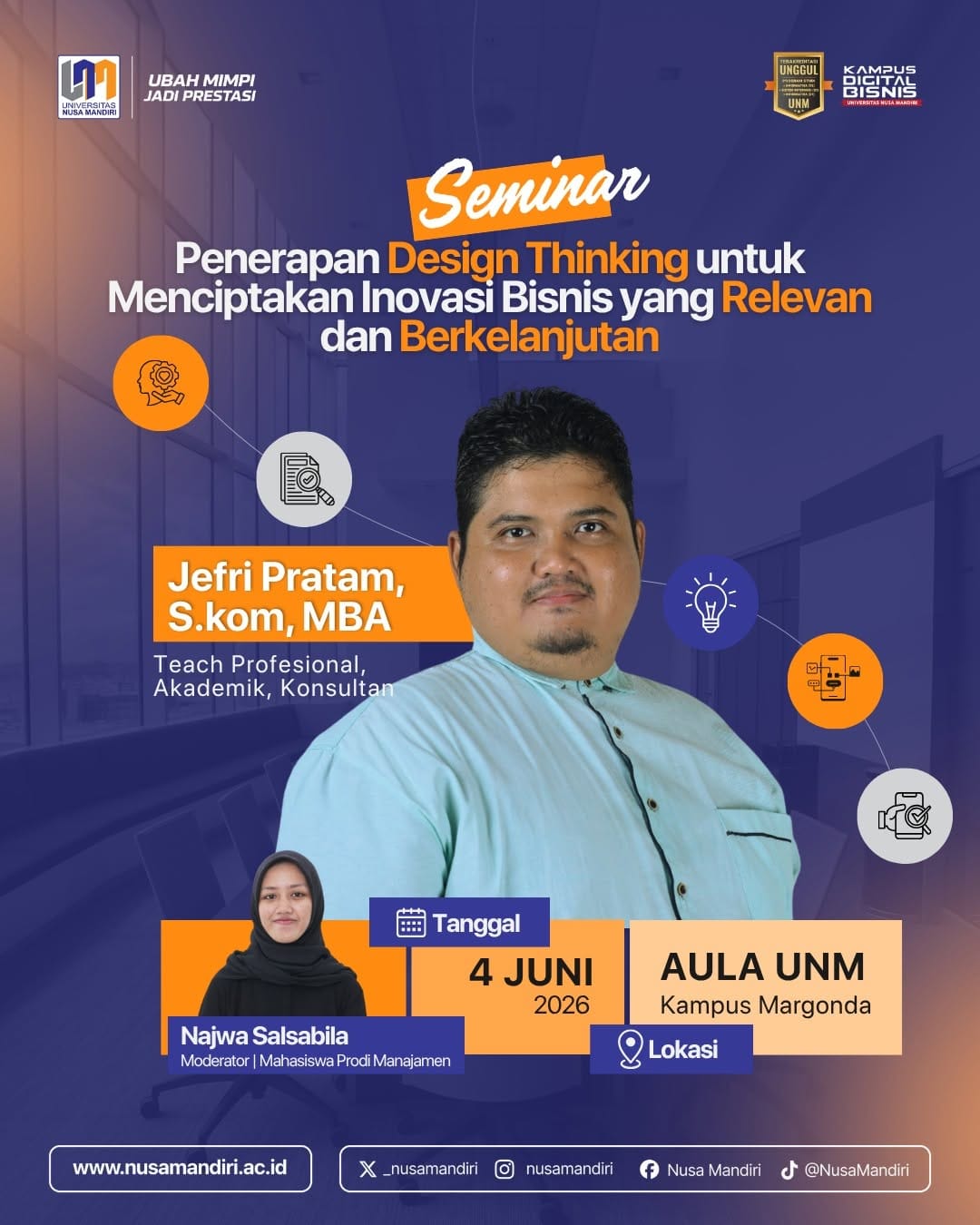 Post 5 by Universitas Nusa Mandiri on Instagram (image)