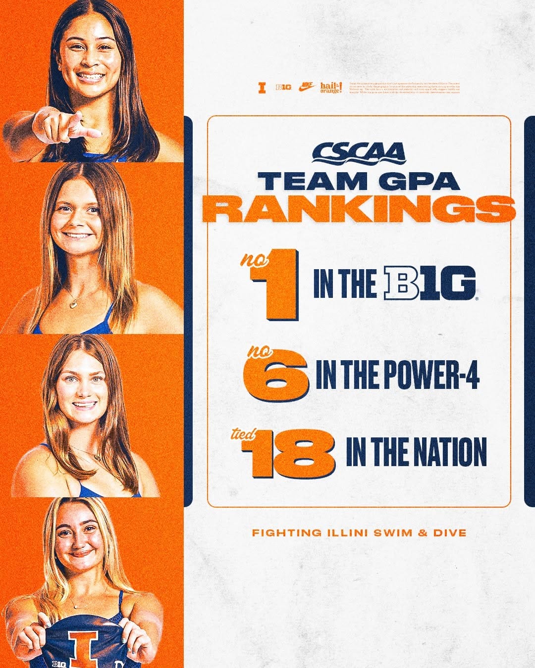 Post 9 by Illinois Swimming & Diving on Instagram (image)