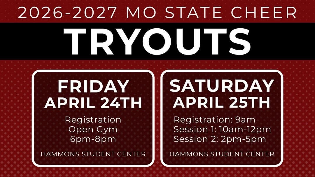 Post 7 by Missouri State Cheerleading on Instagram (carousel)