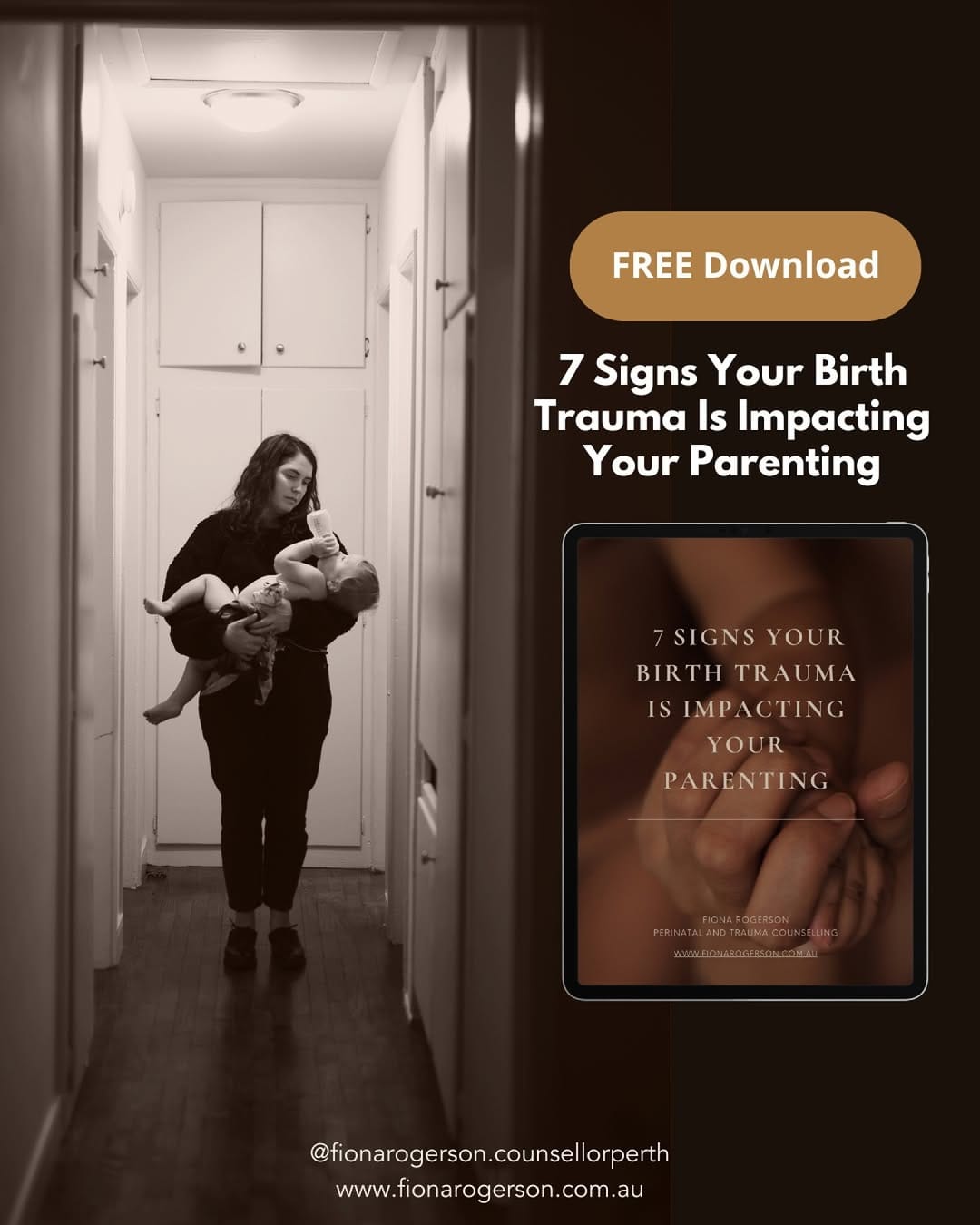Post 8 by Fiona Rogerson | Specialist Birth Trauma Counselling Perth on Instagram (image)