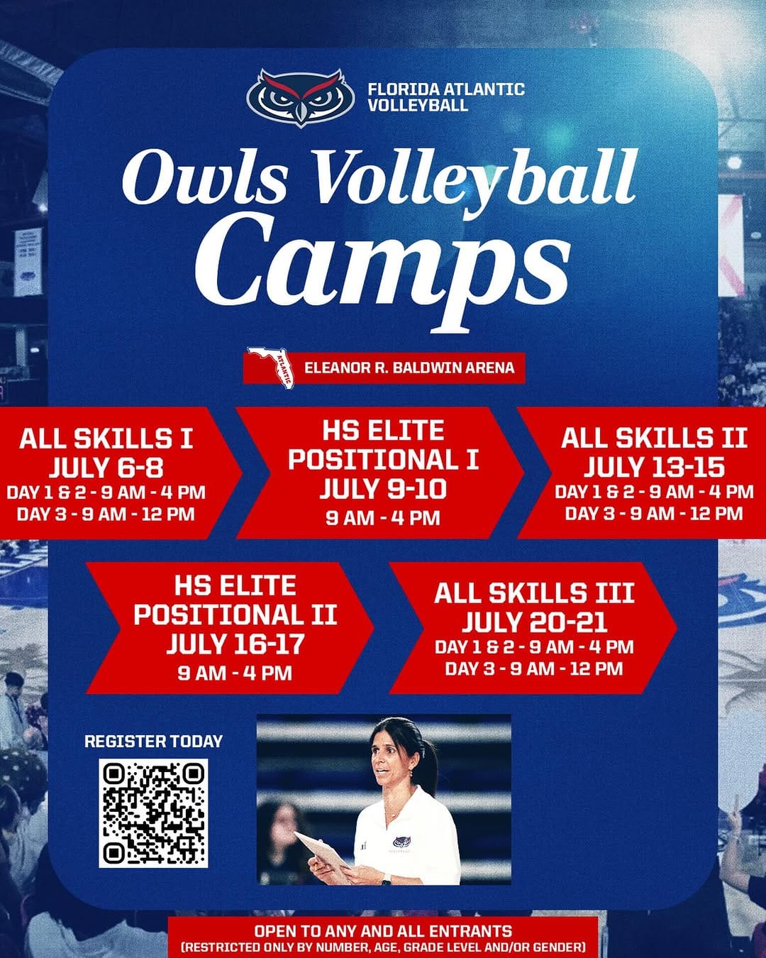 Post 1 by Florida Atlantic Volleyball on Instagram (image)