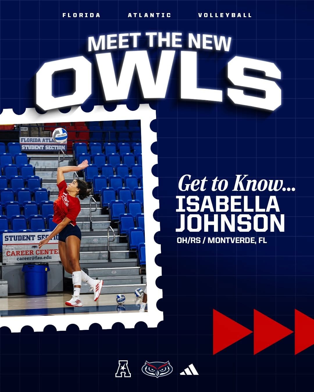 Post 6 by Florida Atlantic Volleyball on Instagram (carousel)