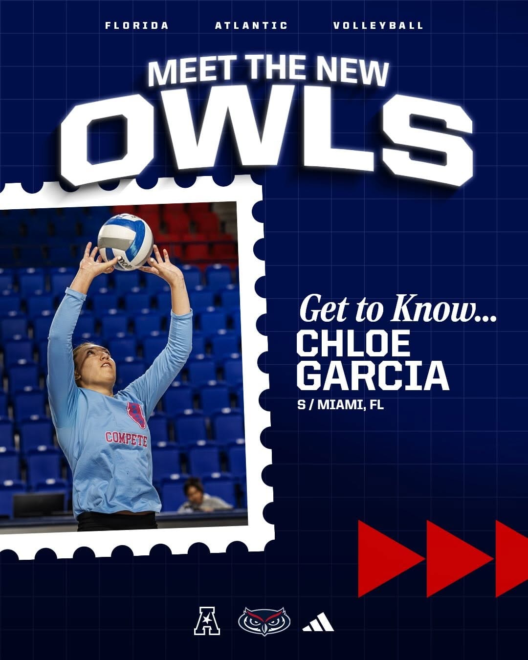 Post 8 by Florida Atlantic Volleyball on Instagram (carousel)