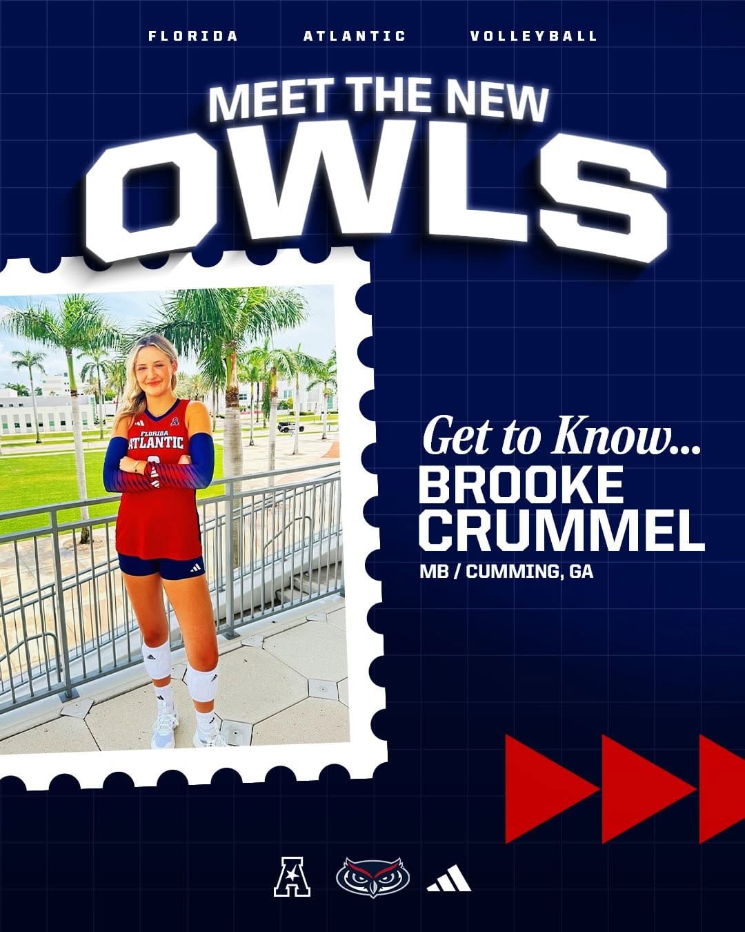 Post 3 by Florida Atlantic Volleyball on Instagram (carousel)