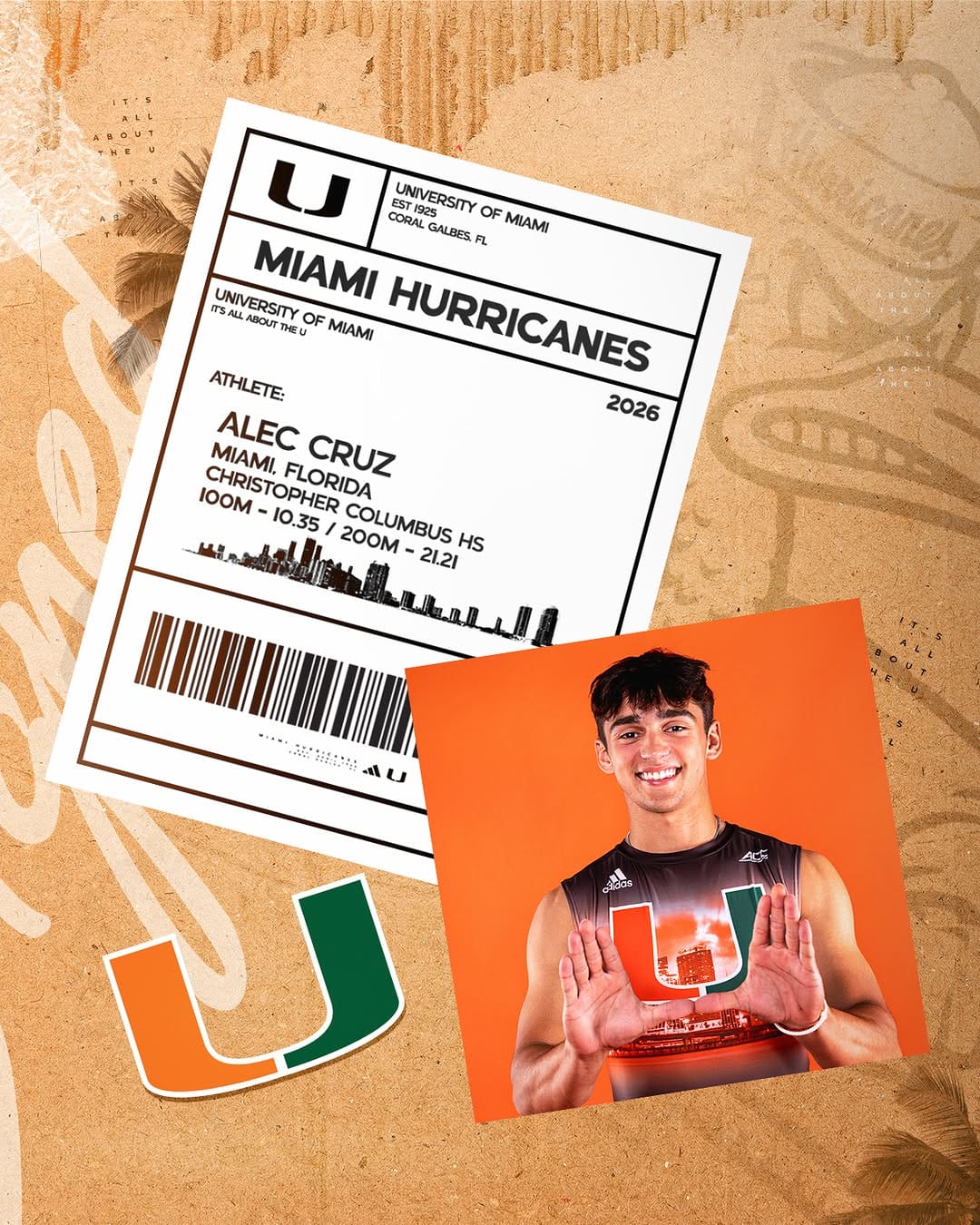 Post 3 by Miami Hurricanes Track & Field/Cross Country on Instagram (image)